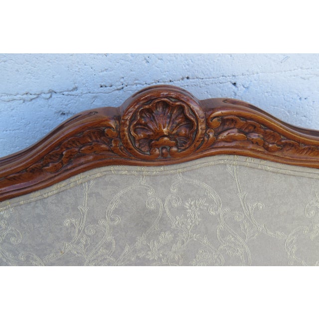 Wood Ethan Allen French Living Bed Room Den Fireplace Side Chairs a Pair 6261 For Sale - Image 7 of 18