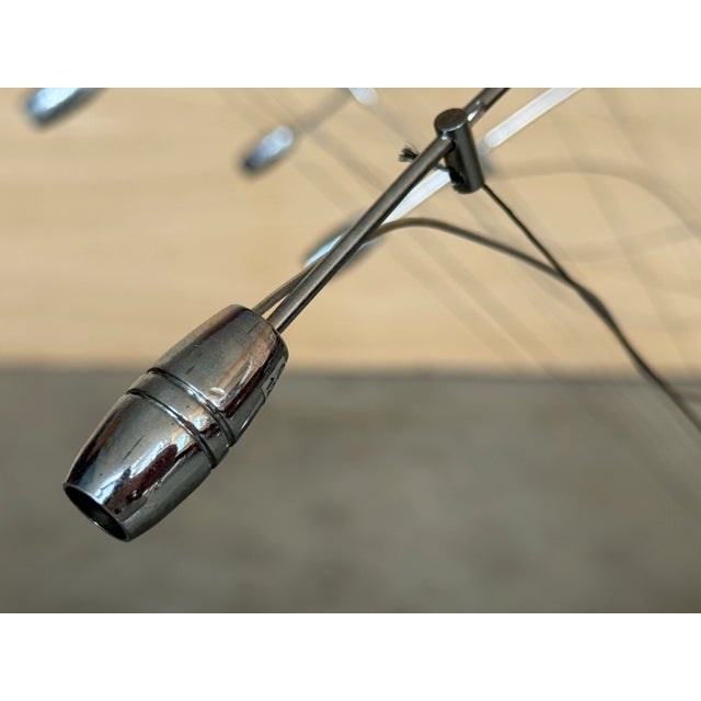 Silver Italian Chrome Pendants by Aureliano Toso, 1950, Set of 2 For Sale - Image 8 of 9