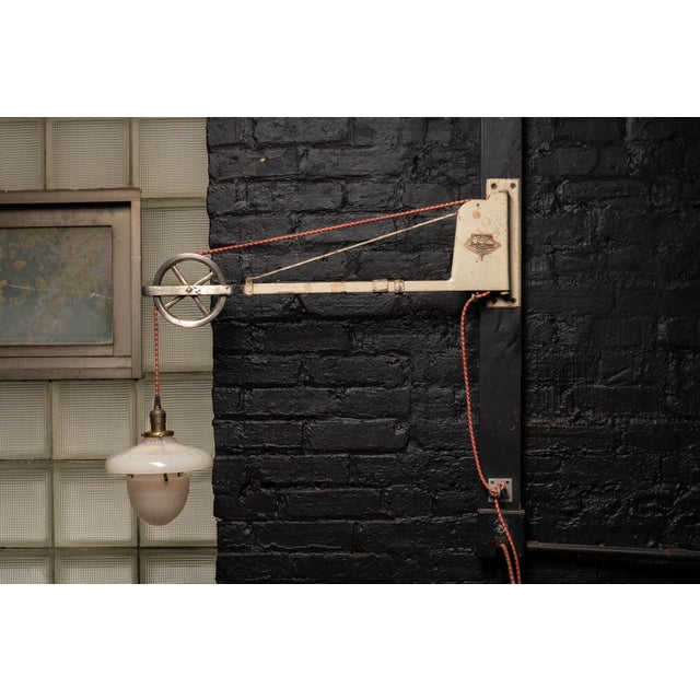 Industrial Vintage Radio-Vitant Swing Arm Dental Lamp by Burdick For Sale - Image 3 of 10