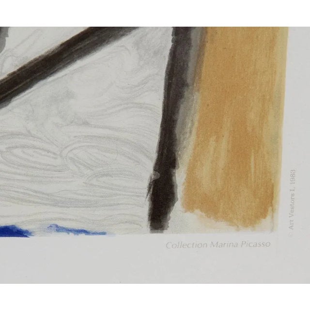 Impressionist 1980s "Fillette a la Poupee" Lithograph After Pablo Picasso For Sale - Image 3 of 4