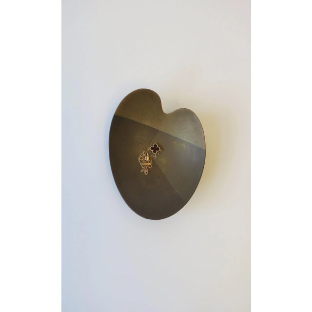 Mexican Modern Brass Copper Metals Dish For Sale In New York - Image 6 of 10