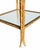 70’s Gilt Painted Hollywood Regency Two Tier Side Table For Sale - Image 4 of 11