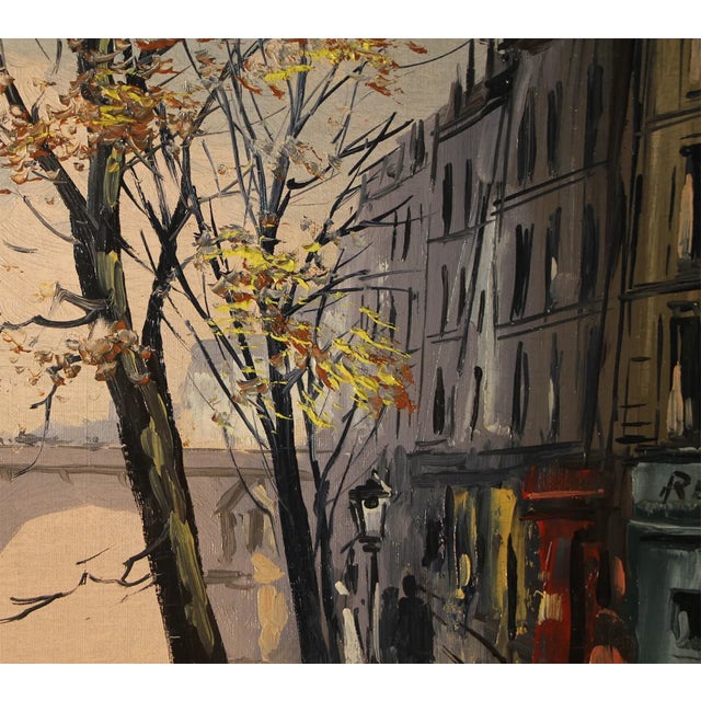 M. Tellier, Pont Neuf in Paris, 20th Century, Oil on Canvas, Framed For Sale - Image 4 of 8