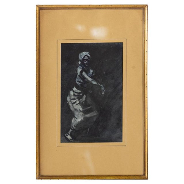 Albano Neves e Sousa, Landscape, 1966, Watercolor For Sale - Image 6 of 6