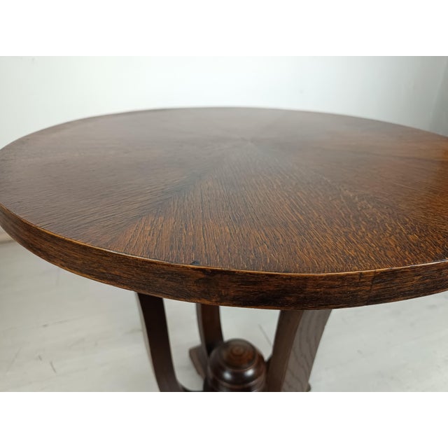 Tan Art Deco Side Table, 1930s For Sale - Image 8 of 14