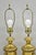 Late 20th Century Vintage French Empire Style Gold Brass Metal Urn Form Table Lamps - A Pair For Sale - Image 5 of 12