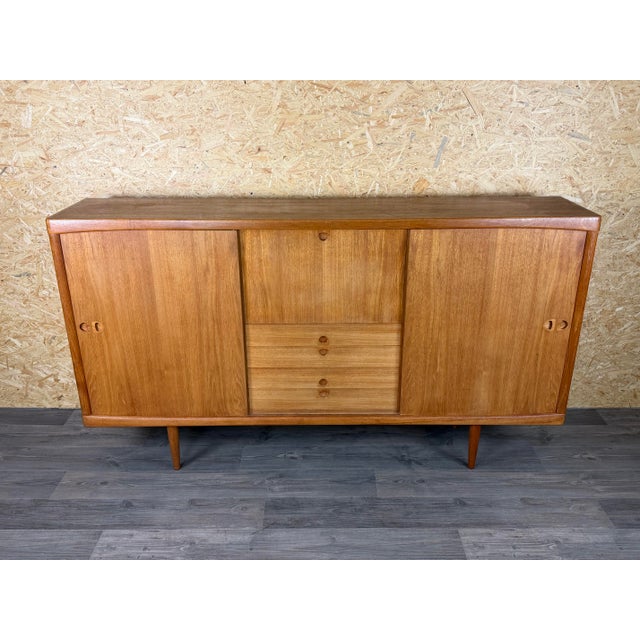 Danish Modern Teak Highboard by H.W. Klein for Bramin For Sale - Image 3 of 18