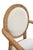 Not Yet Made - Made To Order Matthew Izzo Home Blythe Rattan Wrapped Cameo Back Armed Dining Chair For Sale - Image 5 of 10