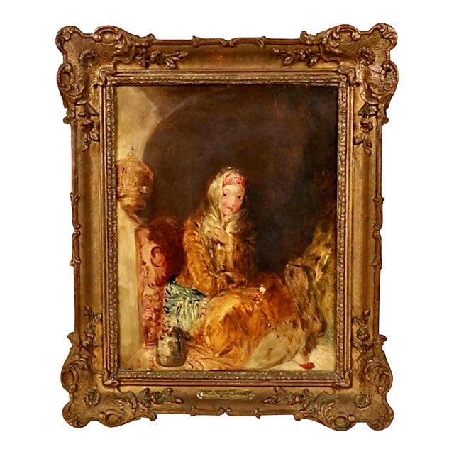 Alfred Joseph Woolmer, 1805-1892, Portrait of a Young Girl For Sale