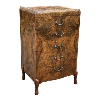 Art Deco Walnut Chest of Drawers from Maurice Adams of London W1 For Sale