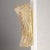 Murano glass wall lamp, italian design wall sconce features: this lamp can also be wired for standard america, 110v....