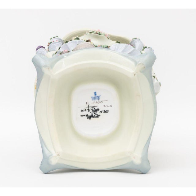 Lladro "Gazebo in Bloom" Porcelain Figurine For Sale - Image 17 of 18