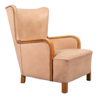 Mid-Century Modern Scandinavian Lounge Armchair, Sweden, 1950s For Sale