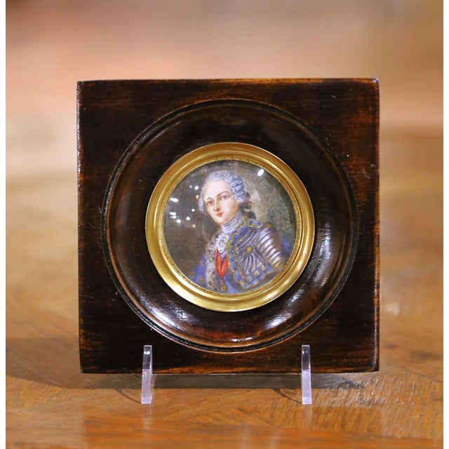 19th Century French Hand-Colored Portrait Medallions of Royal Figures, Set of 5 For Sale - Image 14 of 18