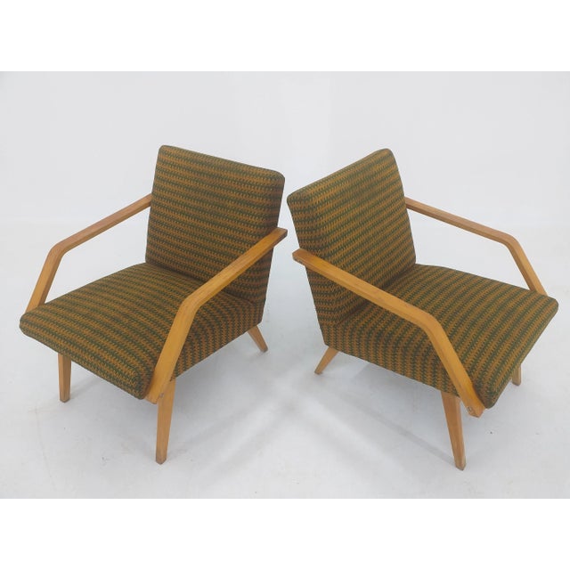 Set of Mid-Century Armchairs from TON, 1970s For Sale - Image 4 of 10