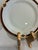 Pickard China Vintage Pickard Fine China Bread Plates, Set of 8, Burgundy & Gold Fan Accent For Sale - Image 4 of 12
