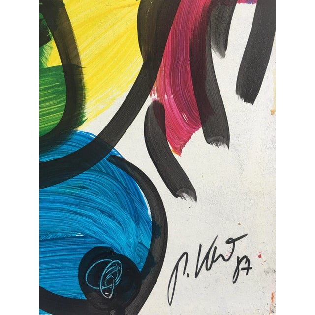 Abstract Peter Keil, 1987 For Sale - Image 3 of 6