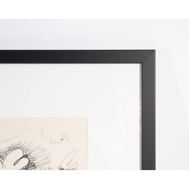 1960s 1960s Abstract Landscape Ink Drawing by Harry Hilson For Sale - Image 5 of 7