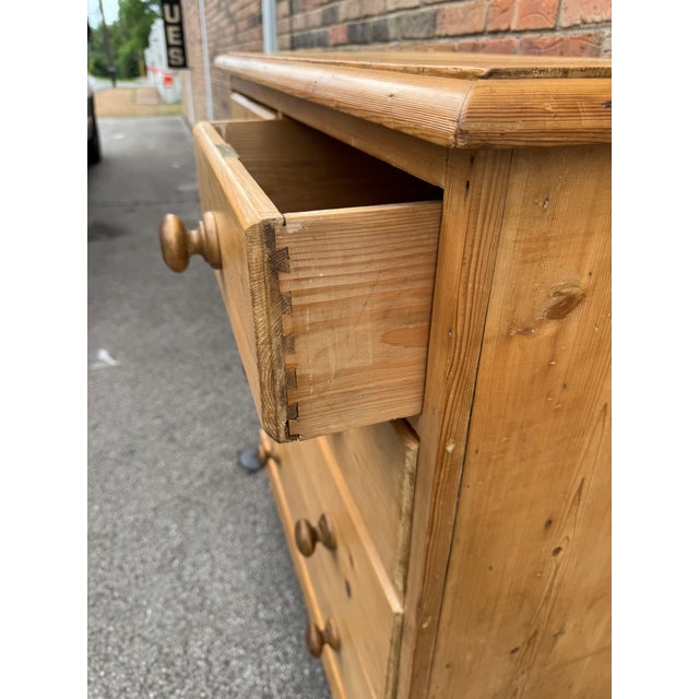 19th Century English Pine Chest For Sale - Image 10 of 12