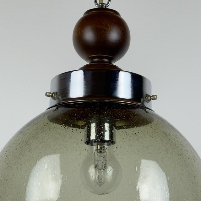 Vintage Murano Glass Pendant Lamp, Italy, 1960s For Sale - Image 6 of 15