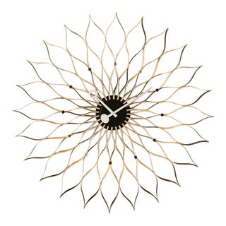 Nelson Sunflower Clock For Sale