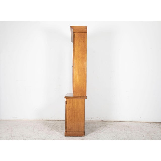 Vintage English Cupboard in Glazed Oak For Sale - Image 9 of 18