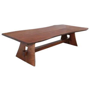 Large Live Edge Black Walnut Table, Built to Order by Petersen Antiques