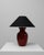 Mid-Century Modern 20th Century German Red Ceramic Table Lamp For Sale - Image 3 of 18