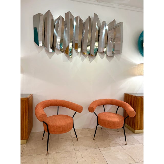 Mid-Century Modern Armchairs by Ipe Bologne, Italy, 1950s For Sale - Image 10 of 13