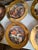 Six Old Master Renaissance Art Cabinet Plates With Gold Exterior Rims For Sale - Image 13 of 14