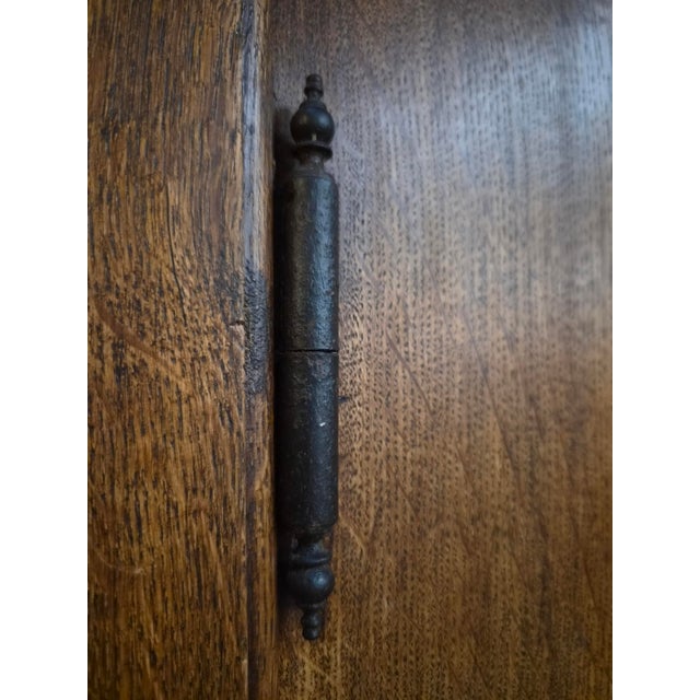 Antique French Oak Single Door Cupboard, 18th Century For Sale - Image 14 of 18
