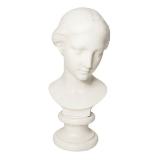 Marble Bust of a Woman from Louvre Museum, 1445 For Sale