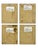 Wood Set of Four Vintage Italian Architectural Prints in Ornate Wood Frames For Sale - Image 7 of 8