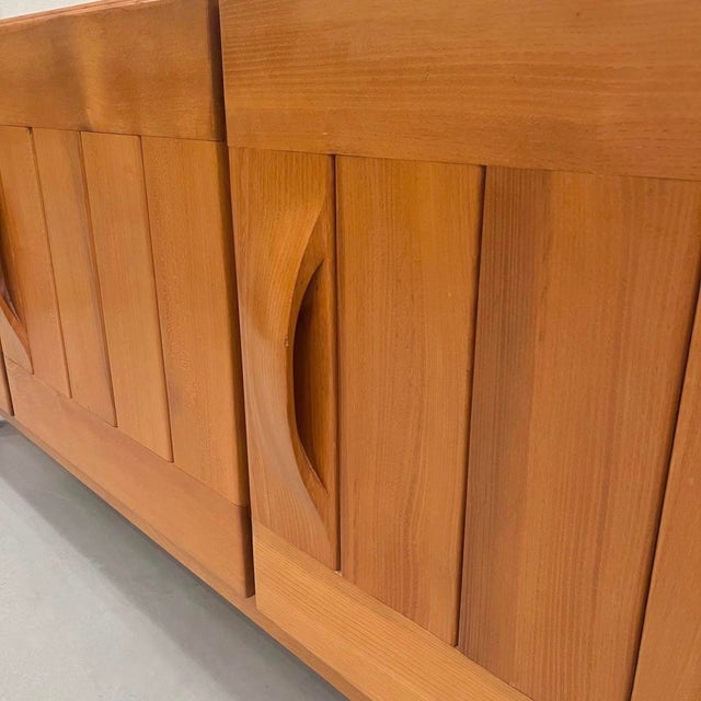 Sideboard in Elm from Maison Regain, France, 1970 For Sale - Image 14 of 16