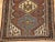 Blue Vintage Persian Qashqai Tribal Area Rug, Handwoven Geometric Pattern, Rust Red & Ivory, 4’ X 6’ For Sale - Image 8 of 12