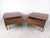 1970s Vintage Modern Cane Front End Tables by Lane - a Pair For Sale - Image 5 of 11