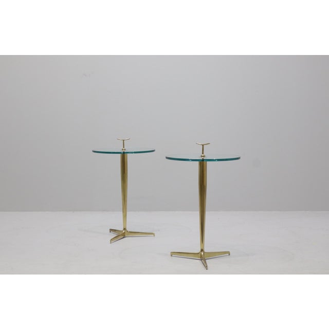 Mid-Century Glass Top Coffee Tables, Italy, 1969, Set of 2 For Sale - Image 6 of 11