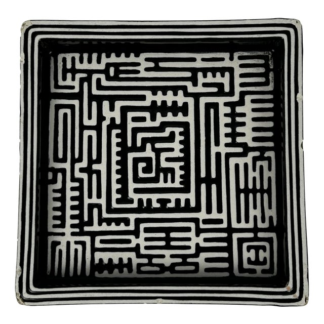 Domino Ashtray by Stig Lindberg for Gustavsberg, 1955 For Sale