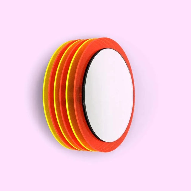 Plastic Angels Sunset Wall Mirror by Andreas Berlin For Sale - Image 7 of 7