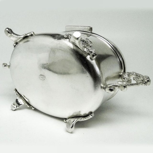 Polish Biedermeier Sugar Bowl from Bauminger, 1890s For Sale - Image 4 of 15