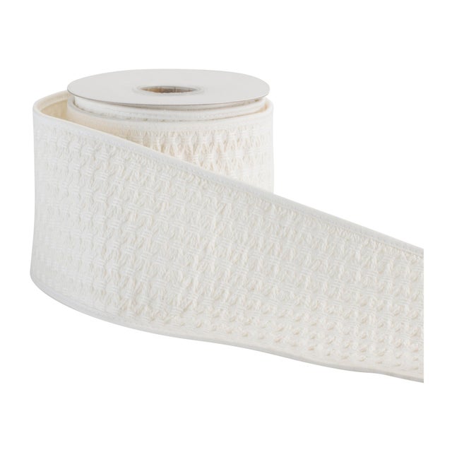 Soft, cozy, and effortlessly stylish, this Cream Waffle Knit Wired Cotton Ribbon brings warm texture to any decorating...