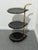 3-Tier Bar Trolley in Gold-Plated Metal and Smoked Glass, 1970 For Sale - Image 4 of 13