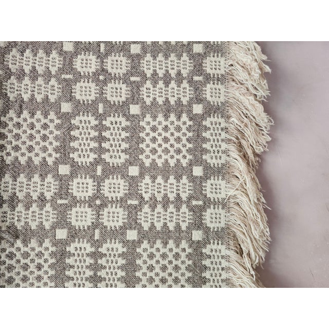 Vintage Wool Blanket, 1950s For Sale - Image 6 of 14