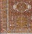 Early 20th Century Olive Green, Yellow Green, Rust Red Antique Persian Karadjeh Rug Geometric Design For Sale - Image 5 of 8
