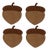 Acorn Cocktail Napkins - Set of 4 For Sale