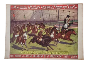 1960s Barnum & Bailey Circus Poster