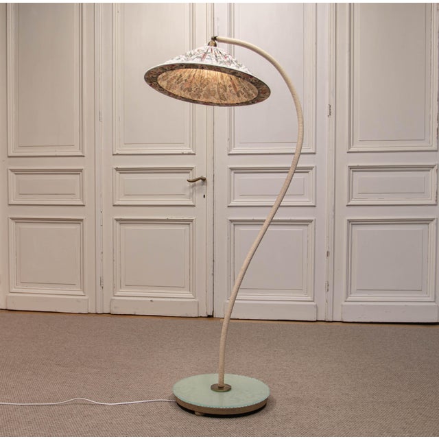 Arc Floor Lamp attributed to Iwo, Sweden, 1930s For Sale - Image 9 of 14