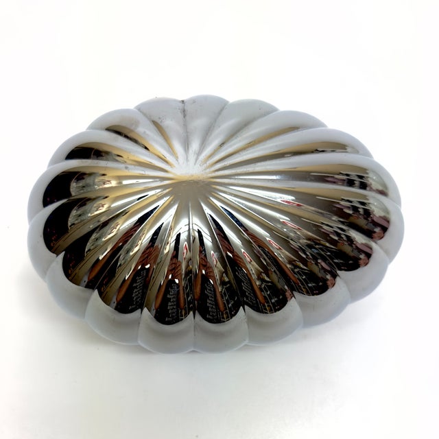 Georg Jensen Large Chromium-Plated 2-Piece Legacy Bonbonniere by Georg Jensen For Sale - Image 4 of 11