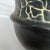 1990s 1990s Hand-Painted Black Clay Pot/Vase Featuring Cracked Design For Sale - Image 5 of 9