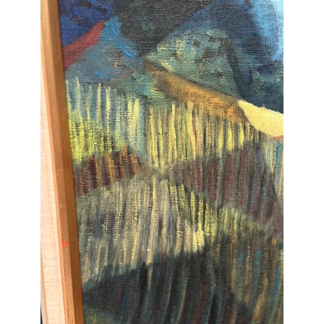 Kjell Lindberg, Cubist Landscape, 1950s, Oil on Canvas, Framed For Sale - Image 9 of 18